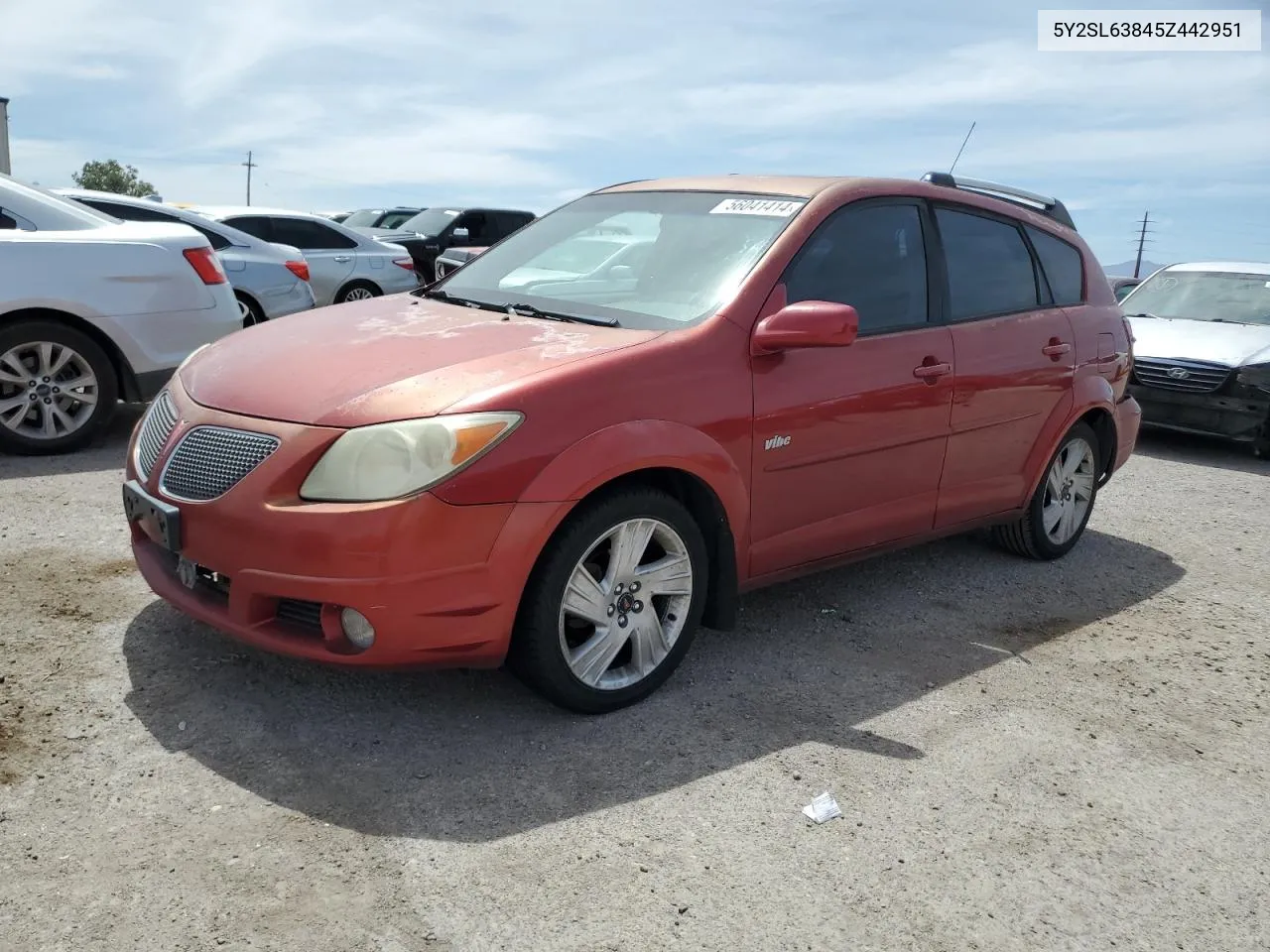 5Y2SL63845Z442951 2005 Pontiac Vibe