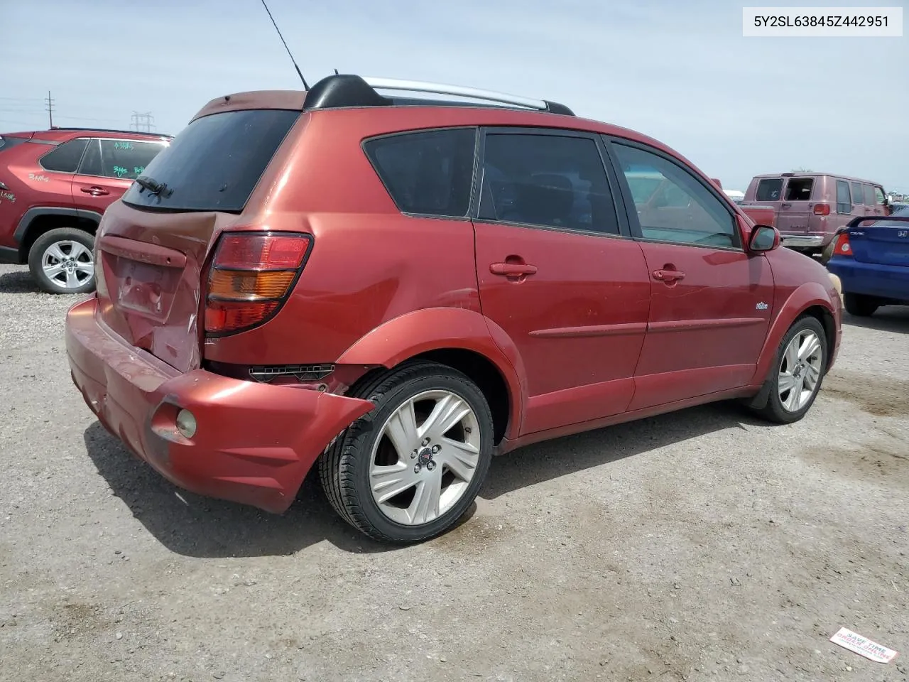 5Y2SL63845Z442951 2005 Pontiac Vibe