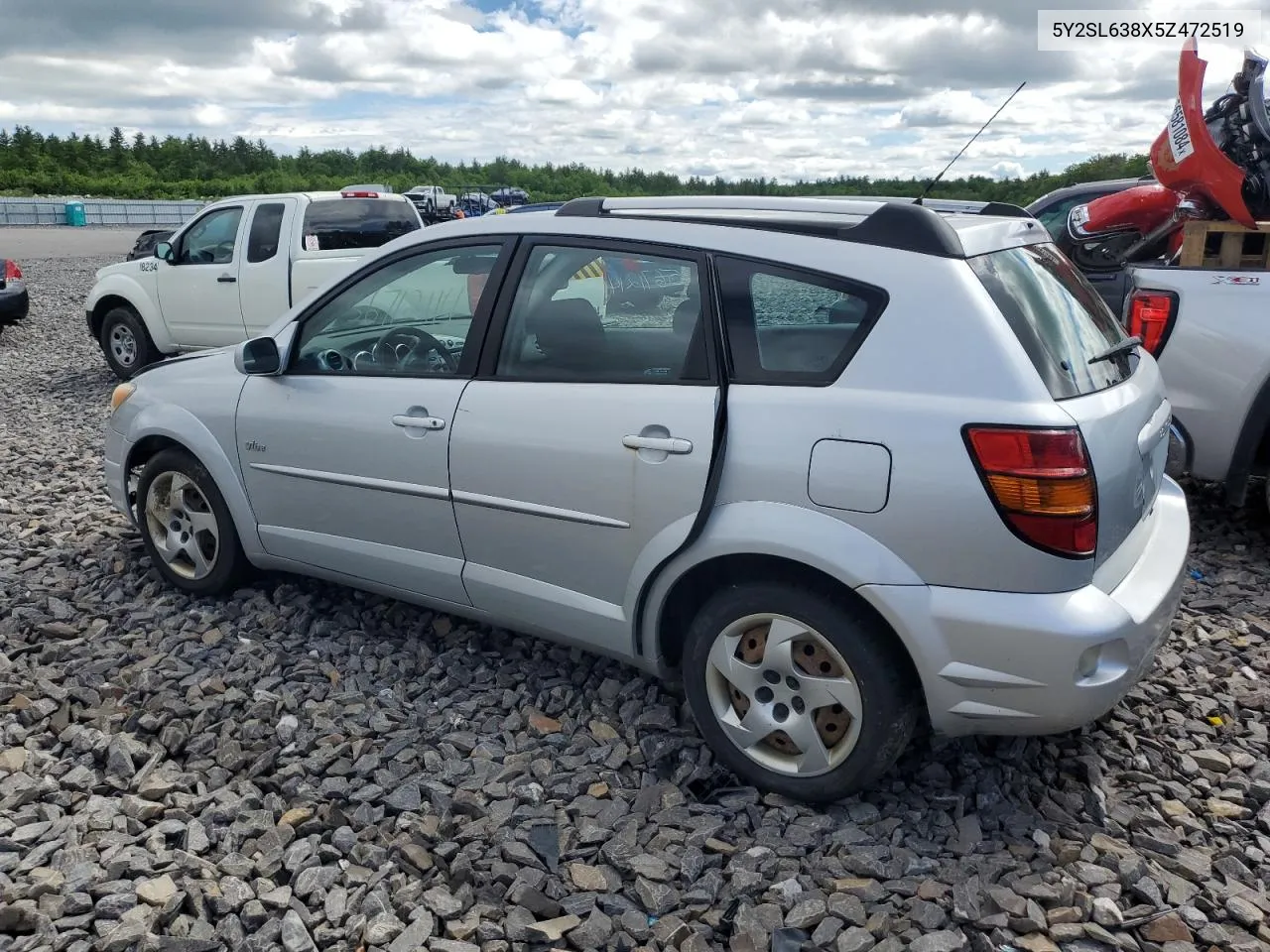 2005 Pontiac Vibe VIN: 5Y2SL638X5Z472519 Lot: 56712114