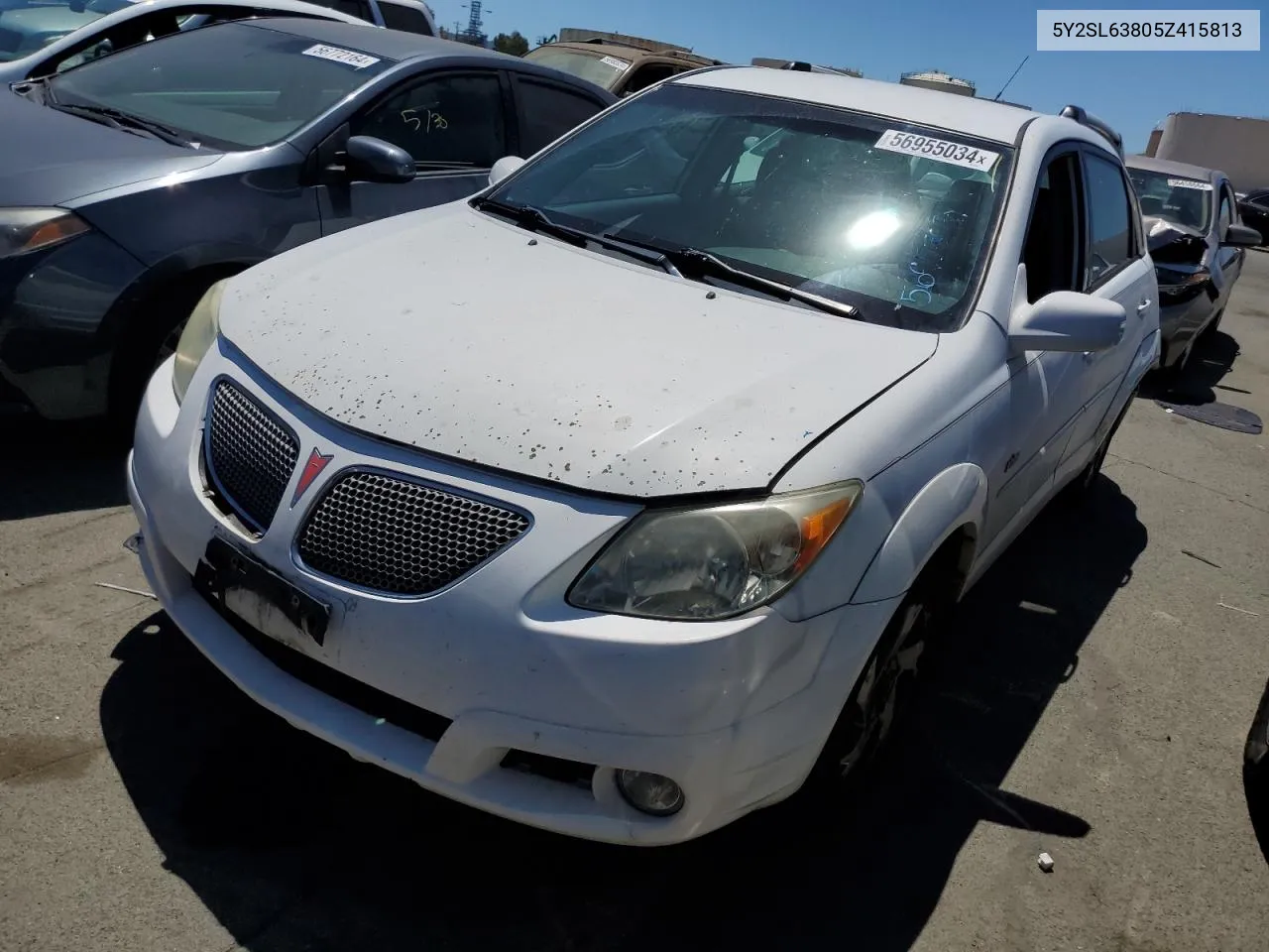 2005 Pontiac Vibe VIN: 5Y2SL63805Z415813 Lot: 56955034