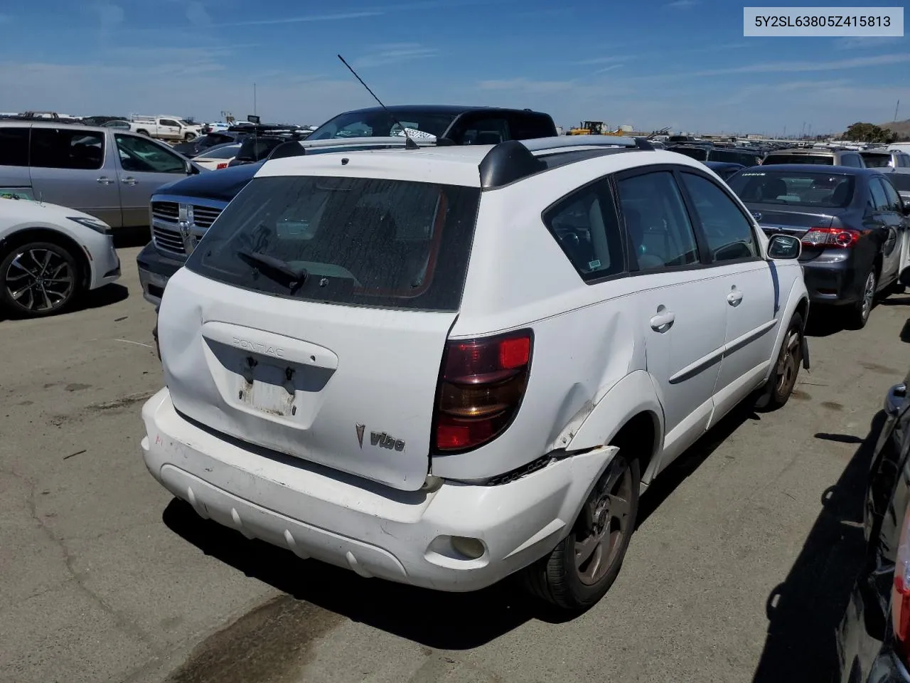 2005 Pontiac Vibe VIN: 5Y2SL63805Z415813 Lot: 56955034