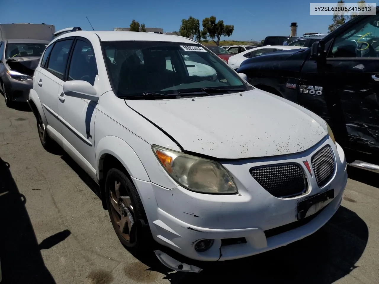 2005 Pontiac Vibe VIN: 5Y2SL63805Z415813 Lot: 56955034