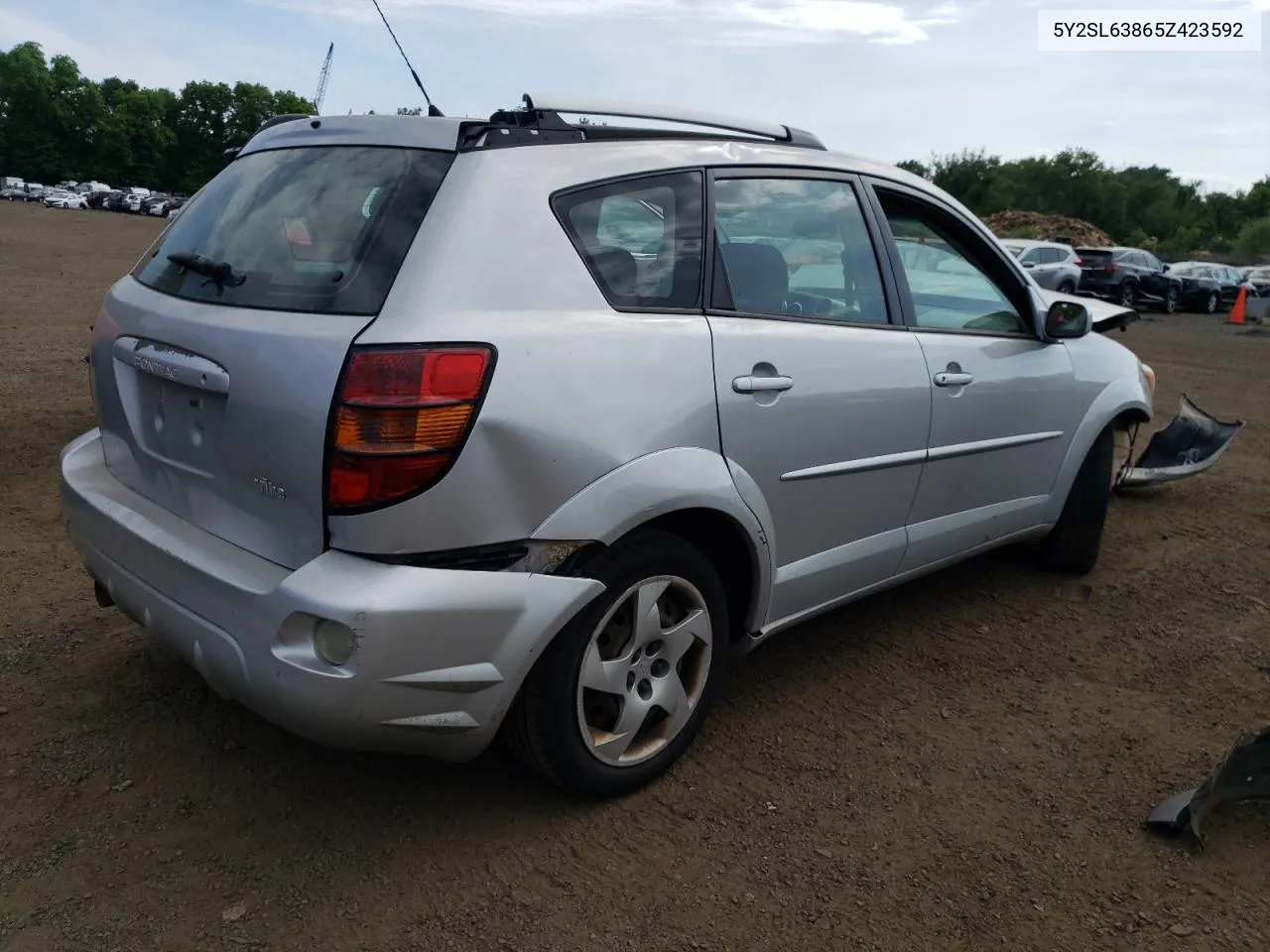 2005 Pontiac Vibe VIN: 5Y2SL63865Z423592 Lot: 57416854