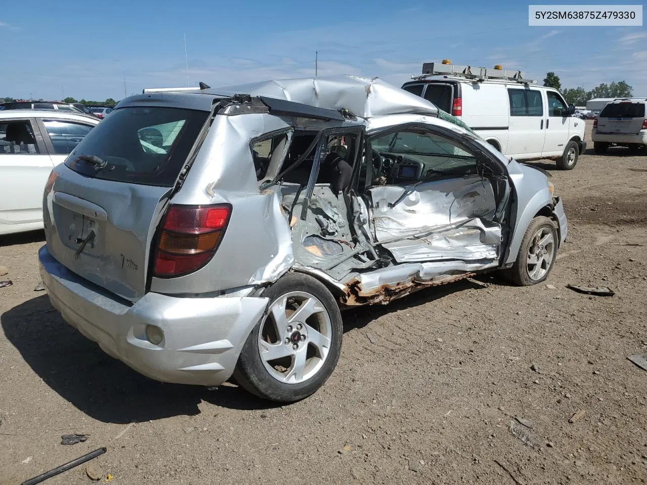 2005 Pontiac Vibe VIN: 5Y2SM63875Z479330 Lot: 57908664