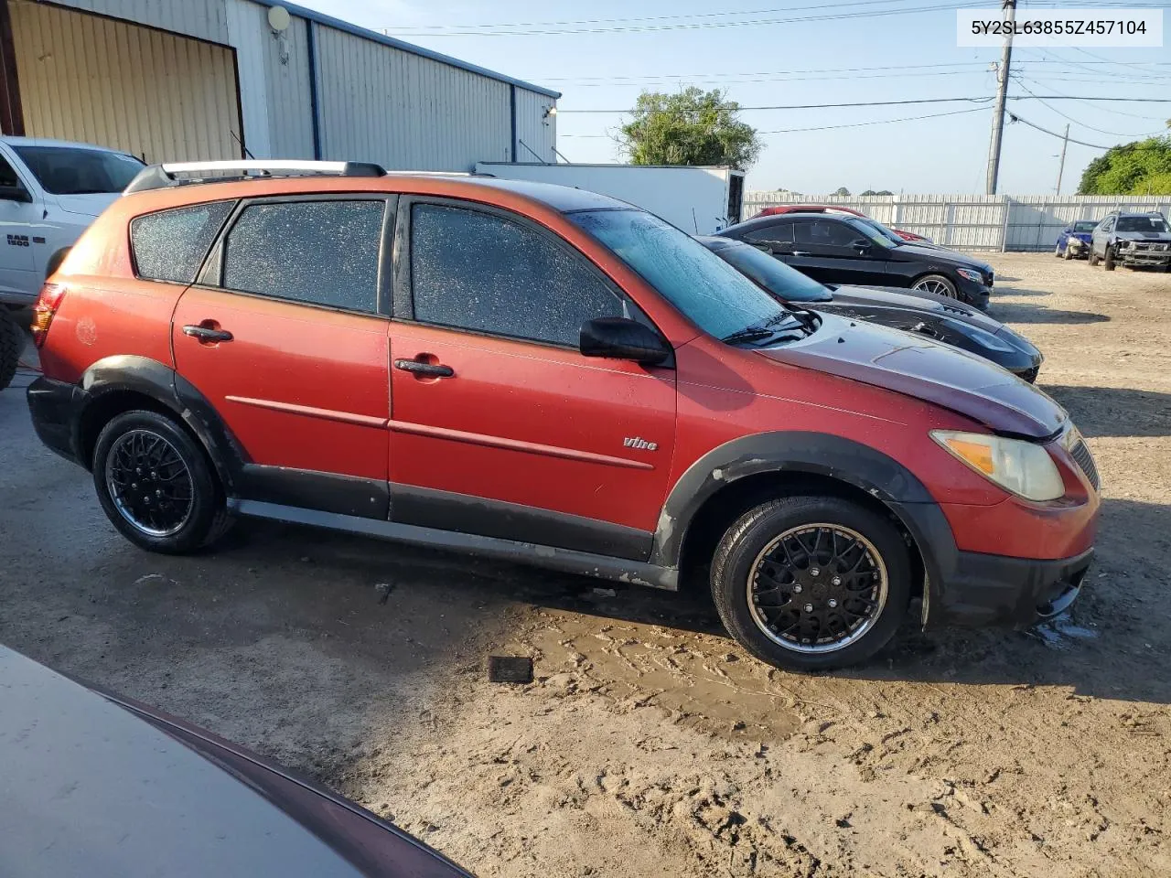 2005 Pontiac Vibe VIN: 5Y2SL63855Z457104 Lot: 58021494