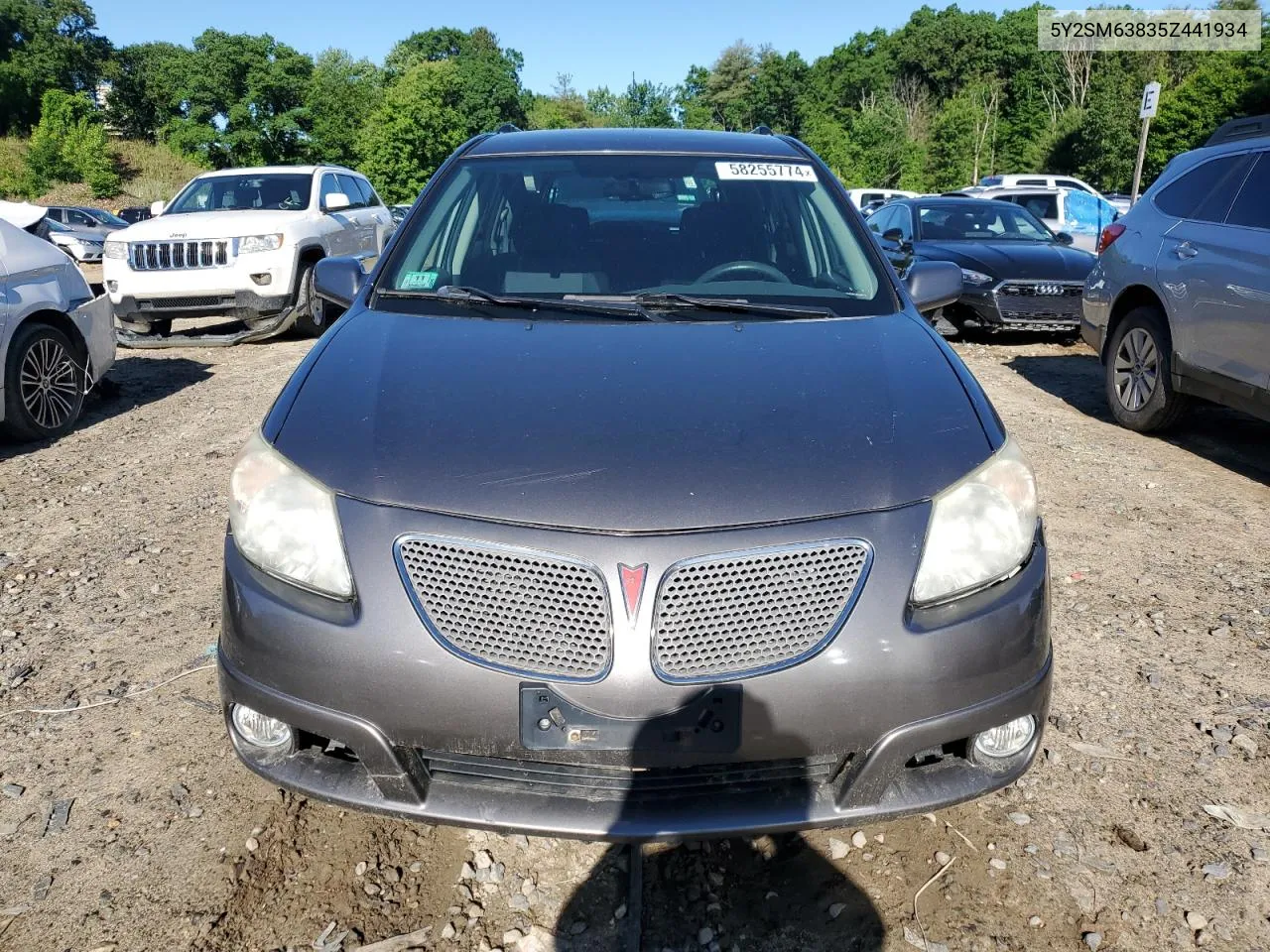 5Y2SM63835Z441934 2005 Pontiac Vibe