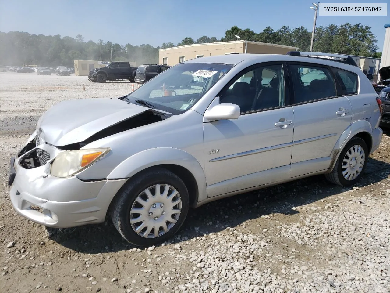 5Y2SL63845Z476047 2005 Pontiac Vibe