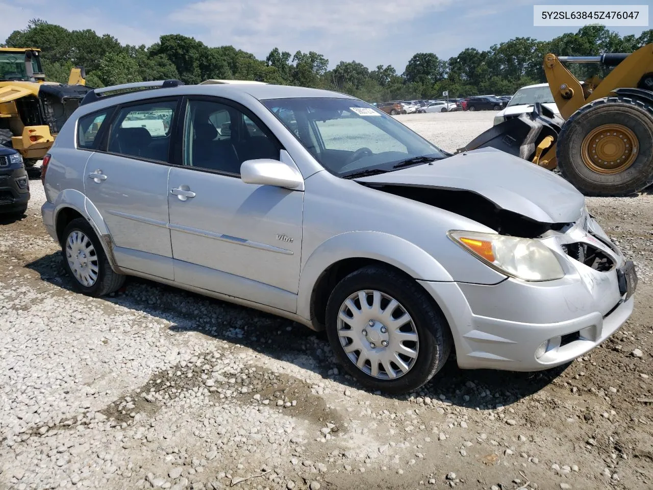 2005 Pontiac Vibe VIN: 5Y2SL63845Z476047 Lot: 59031274