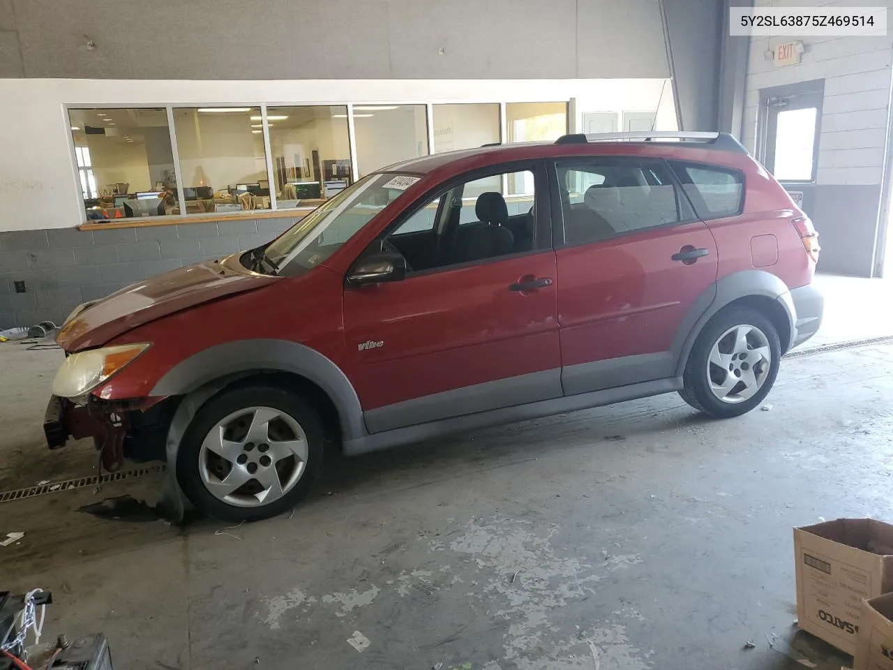 2005 Pontiac Vibe VIN: 5Y2SL63875Z469514 Lot: 59244304