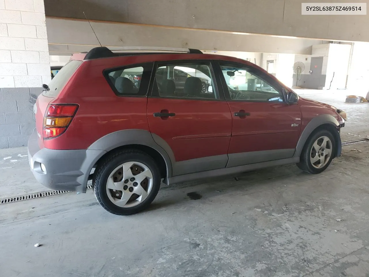 2005 Pontiac Vibe VIN: 5Y2SL63875Z469514 Lot: 59244304