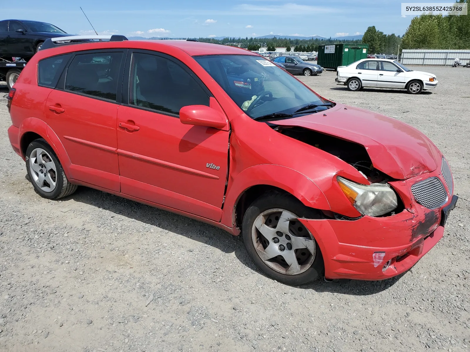 2005 Pontiac Vibe VIN: 5Y2SL63855Z425768 Lot: 60286754