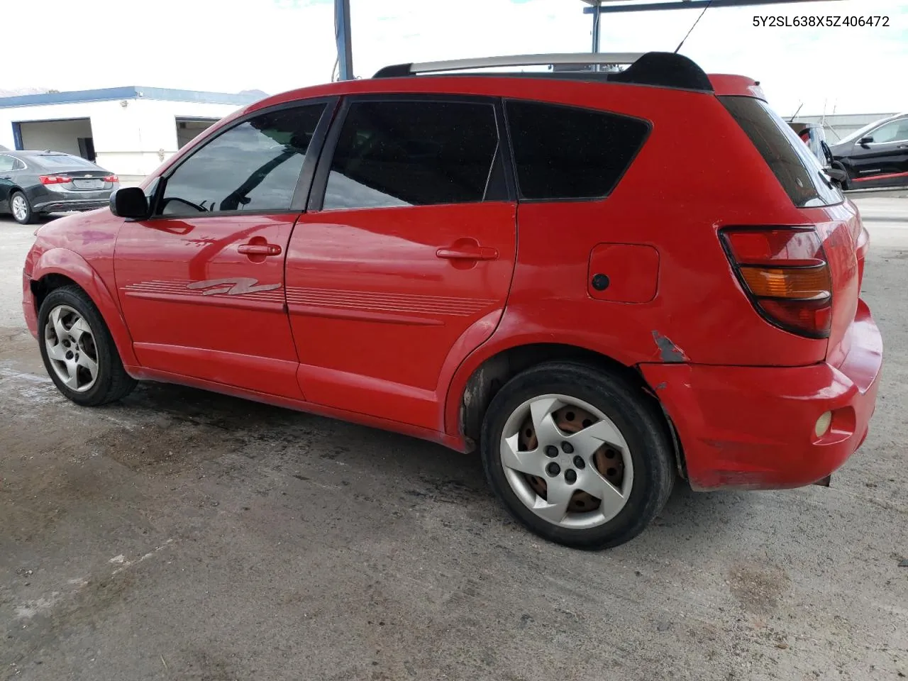 2005 Pontiac Vibe VIN: 5Y2SL638X5Z406472 Lot: 60405444