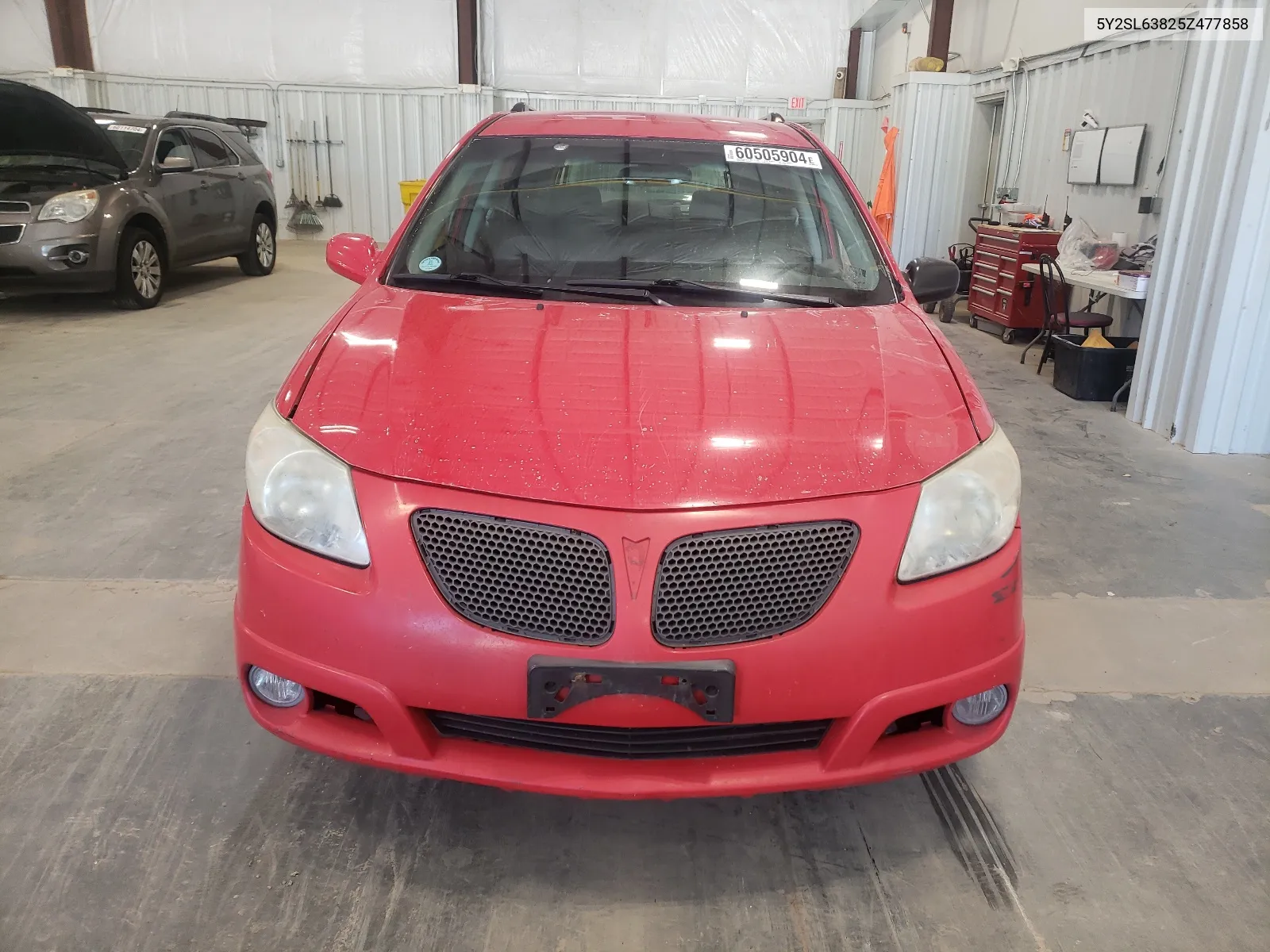 2005 Pontiac Vibe VIN: 5Y2SL63825Z477858 Lot: 60505904