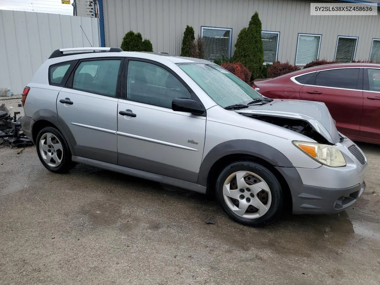 2005 Pontiac Vibe VIN: 5Y2SL638X5Z458636 Lot: 60631334