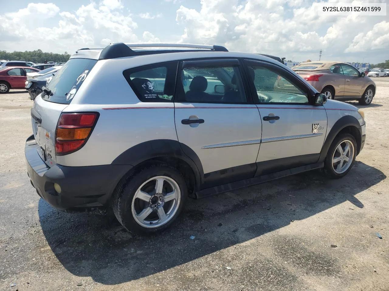 2005 Pontiac Vibe VIN: 5Y2SL63815Z461599 Lot: 62092774