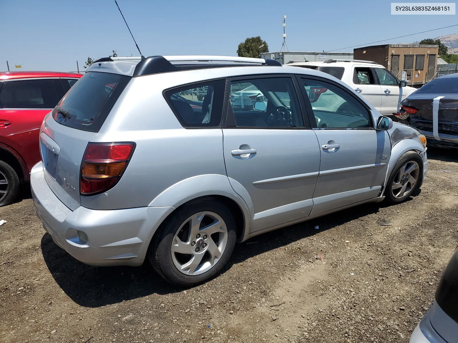 2005 Pontiac Vibe VIN: 5Y2SL63835Z468151 Lot: 62350634