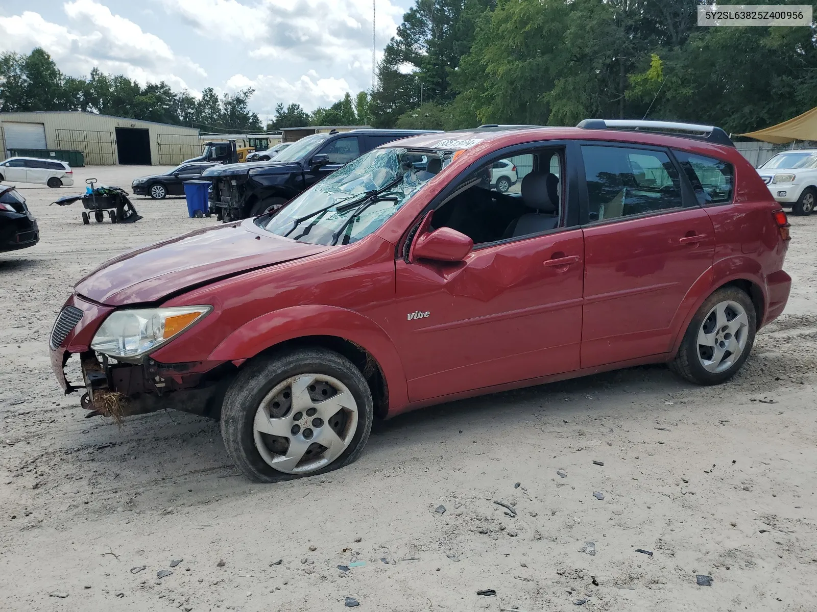 2005 Pontiac Vibe VIN: 5Y2SL63825Z400956 Lot: 63513494