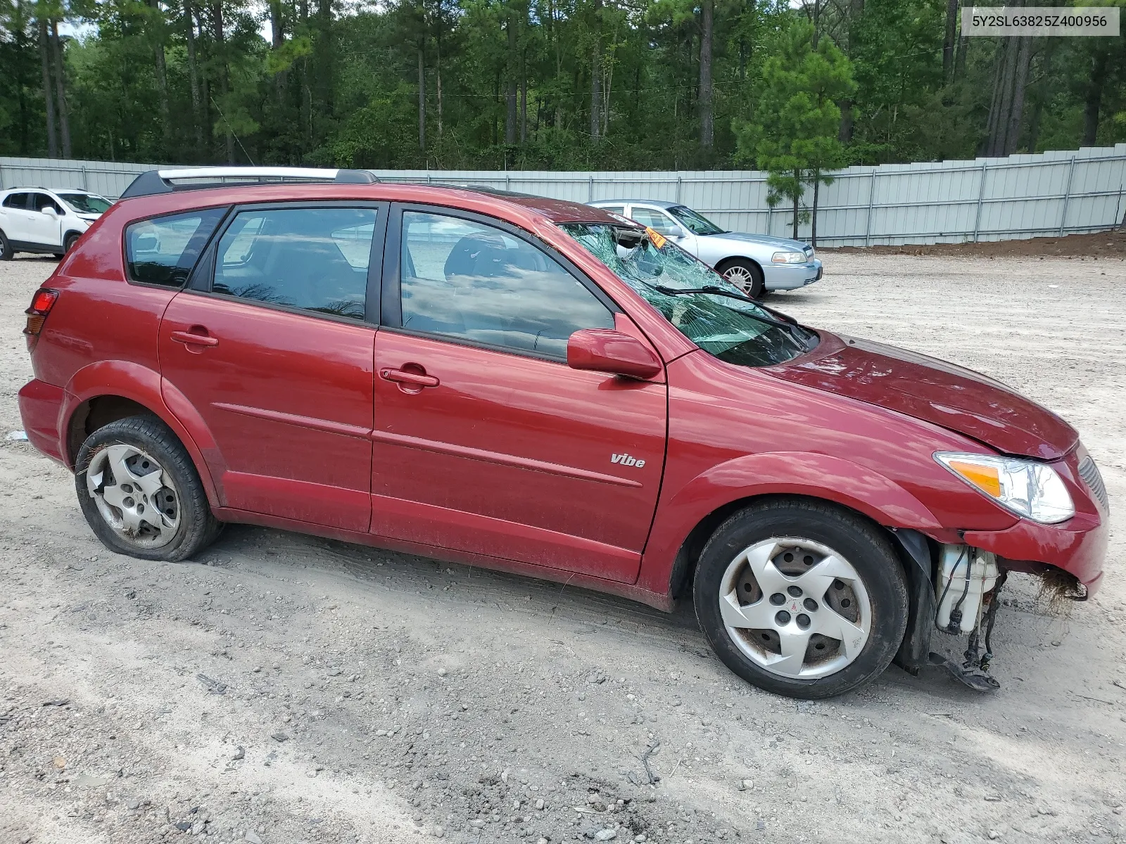 2005 Pontiac Vibe VIN: 5Y2SL63825Z400956 Lot: 63513494