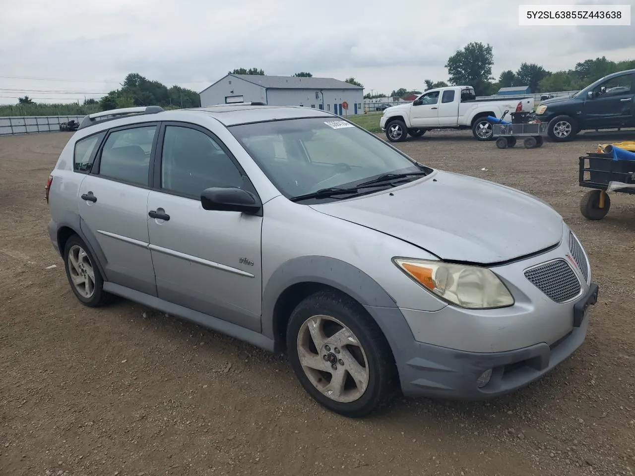 2005 Pontiac Vibe VIN: 5Y2SL63855Z443638 Lot: 63684184