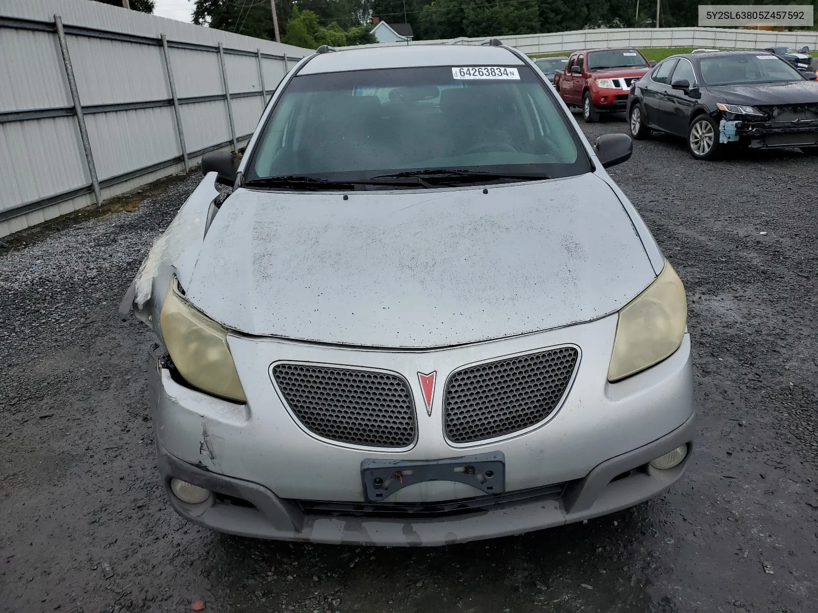 2005 Pontiac Vibe VIN: 5Y2SL63805Z457592 Lot: 64263834