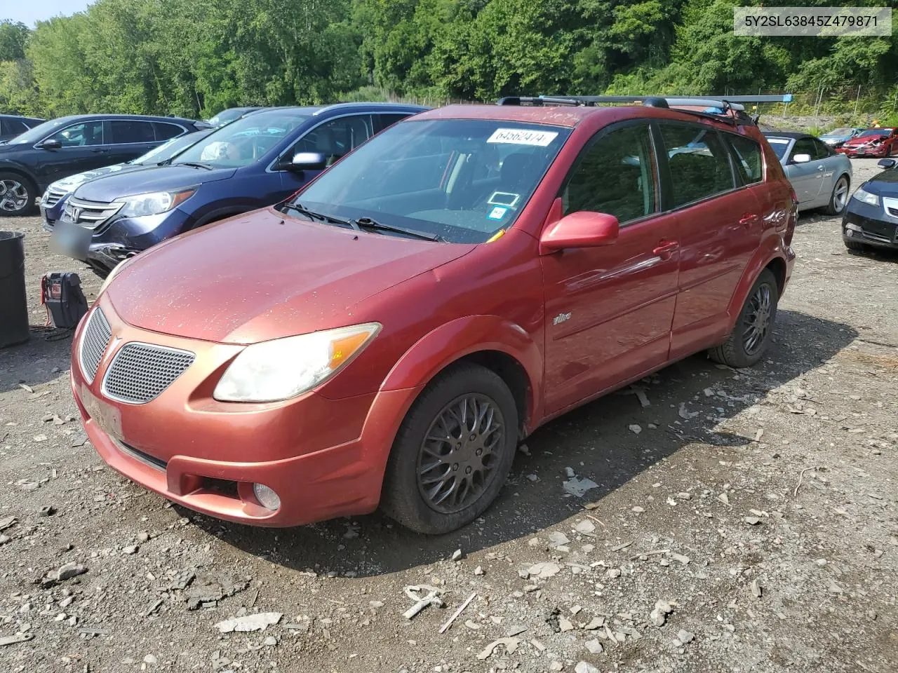 2005 Pontiac Vibe VIN: 5Y2SL63845Z479871 Lot: 64562474