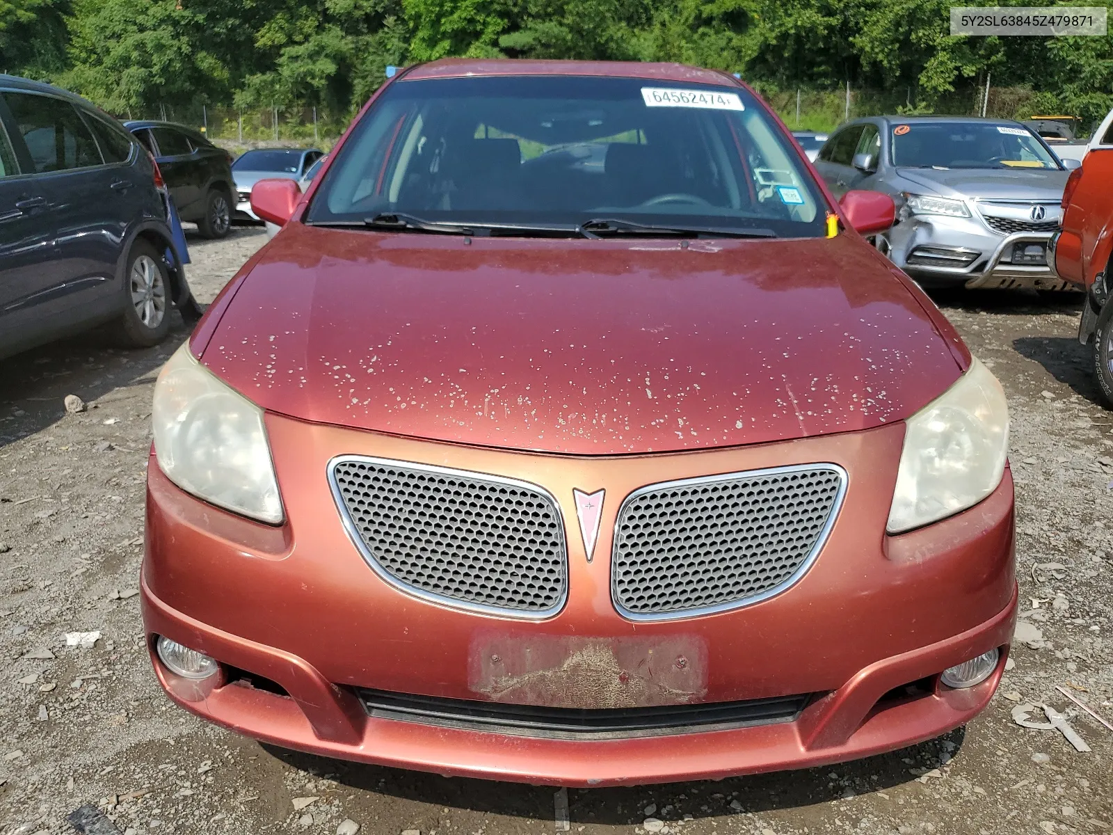 2005 Pontiac Vibe VIN: 5Y2SL63845Z479871 Lot: 64562474