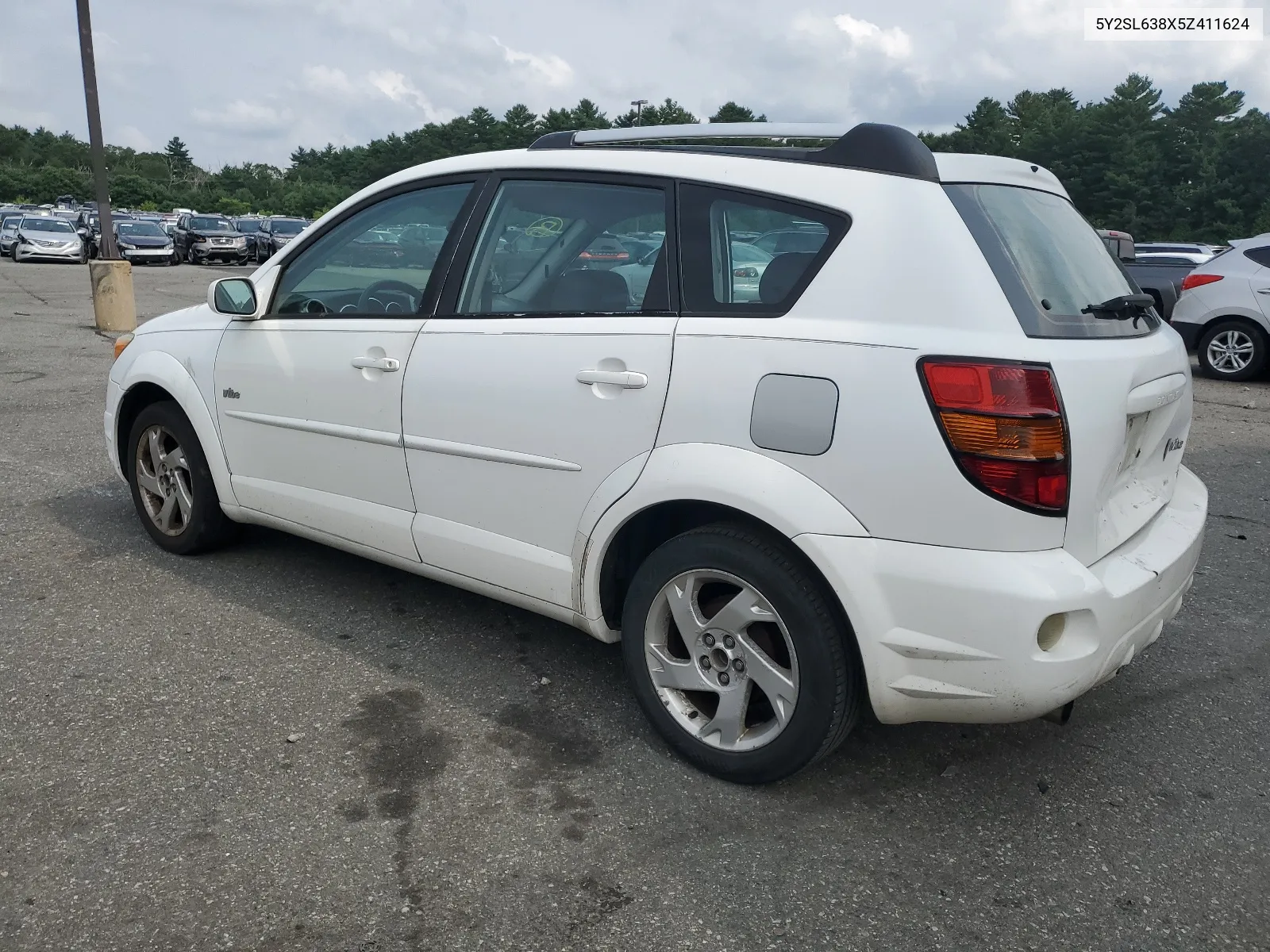 2005 Pontiac Vibe VIN: 5Y2SL638X5Z411624 Lot: 64614604