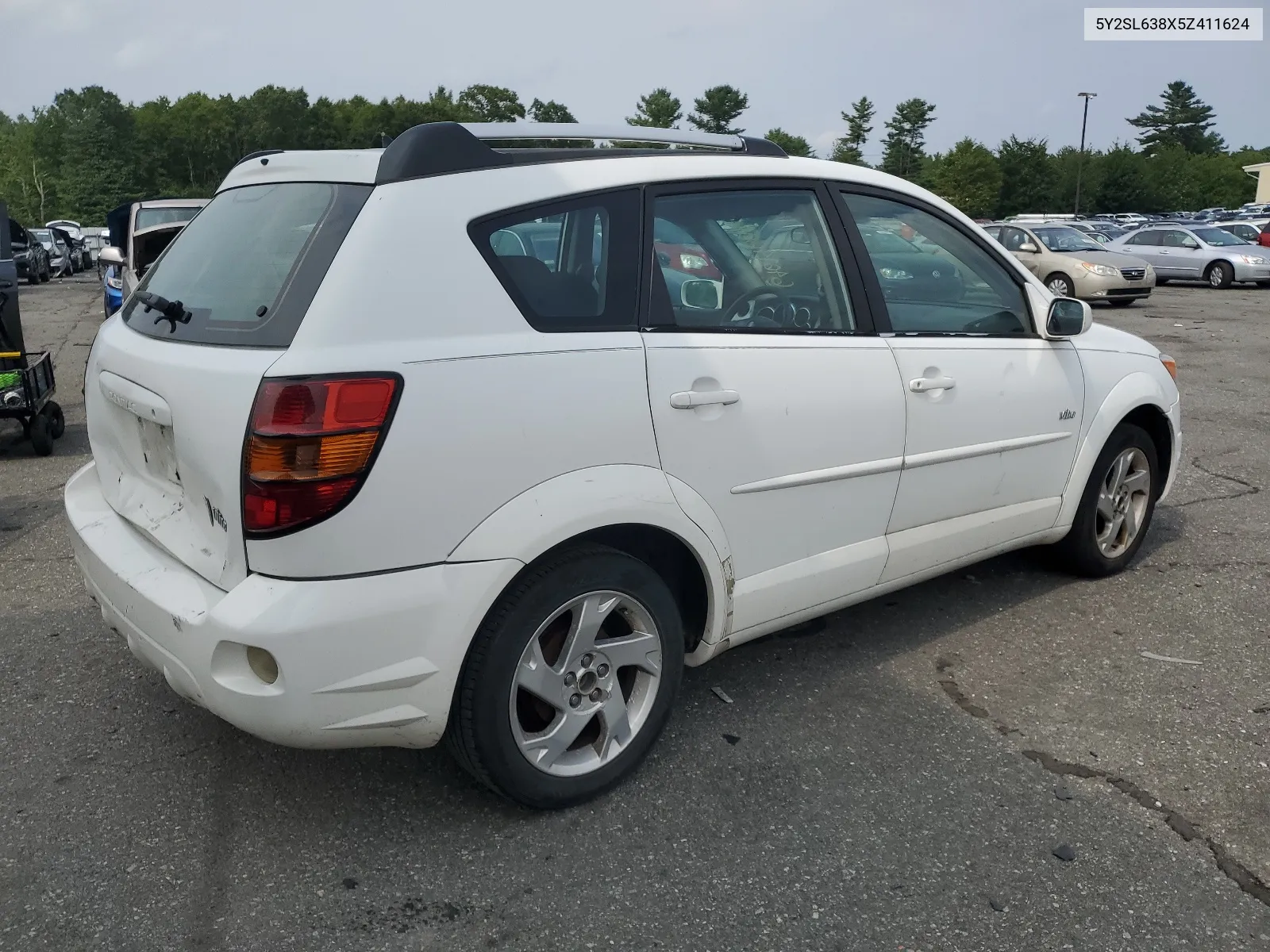 2005 Pontiac Vibe VIN: 5Y2SL638X5Z411624 Lot: 64614604