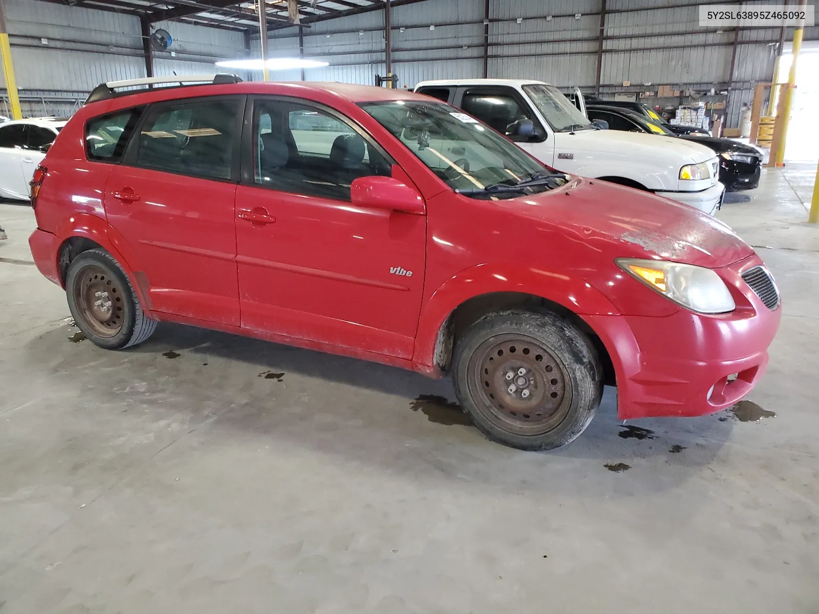 2005 Pontiac Vibe VIN: 5Y2SL63895Z465092 Lot: 65025744