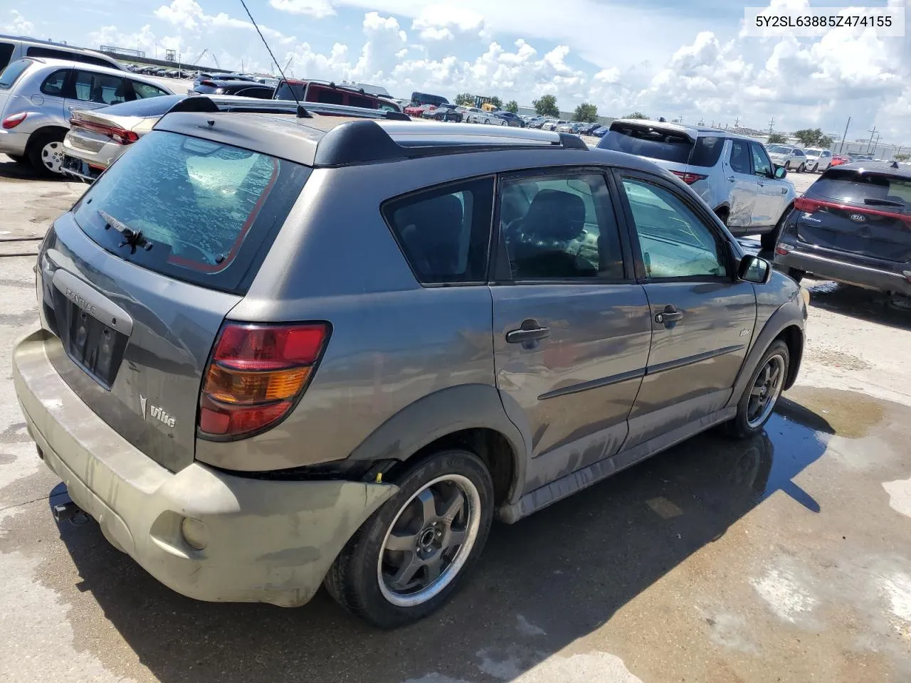 2005 Pontiac Vibe VIN: 5Y2SL63885Z474155 Lot: 65787674