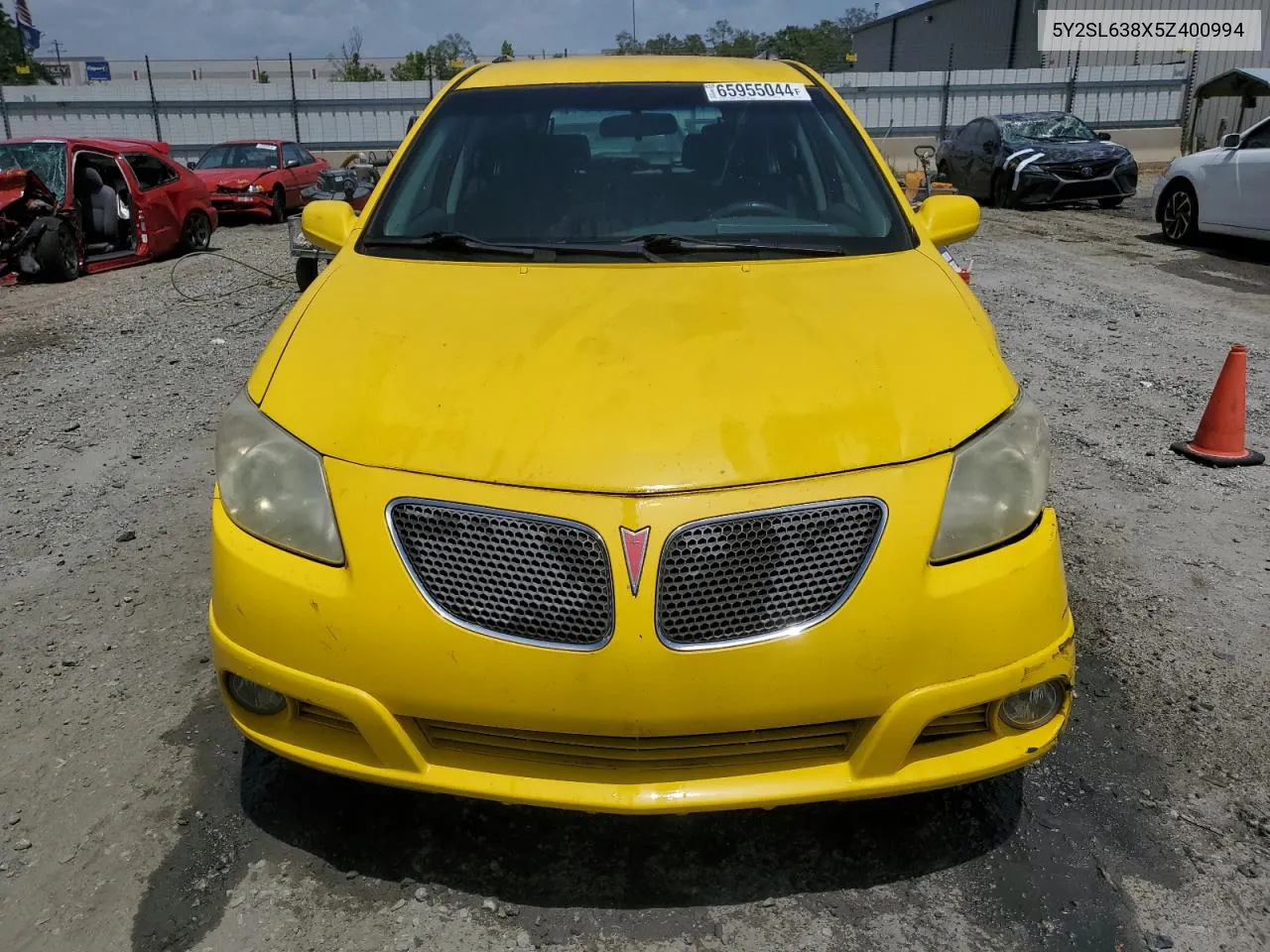 2005 Pontiac Vibe VIN: 5Y2SL638X5Z400994 Lot: 65955044