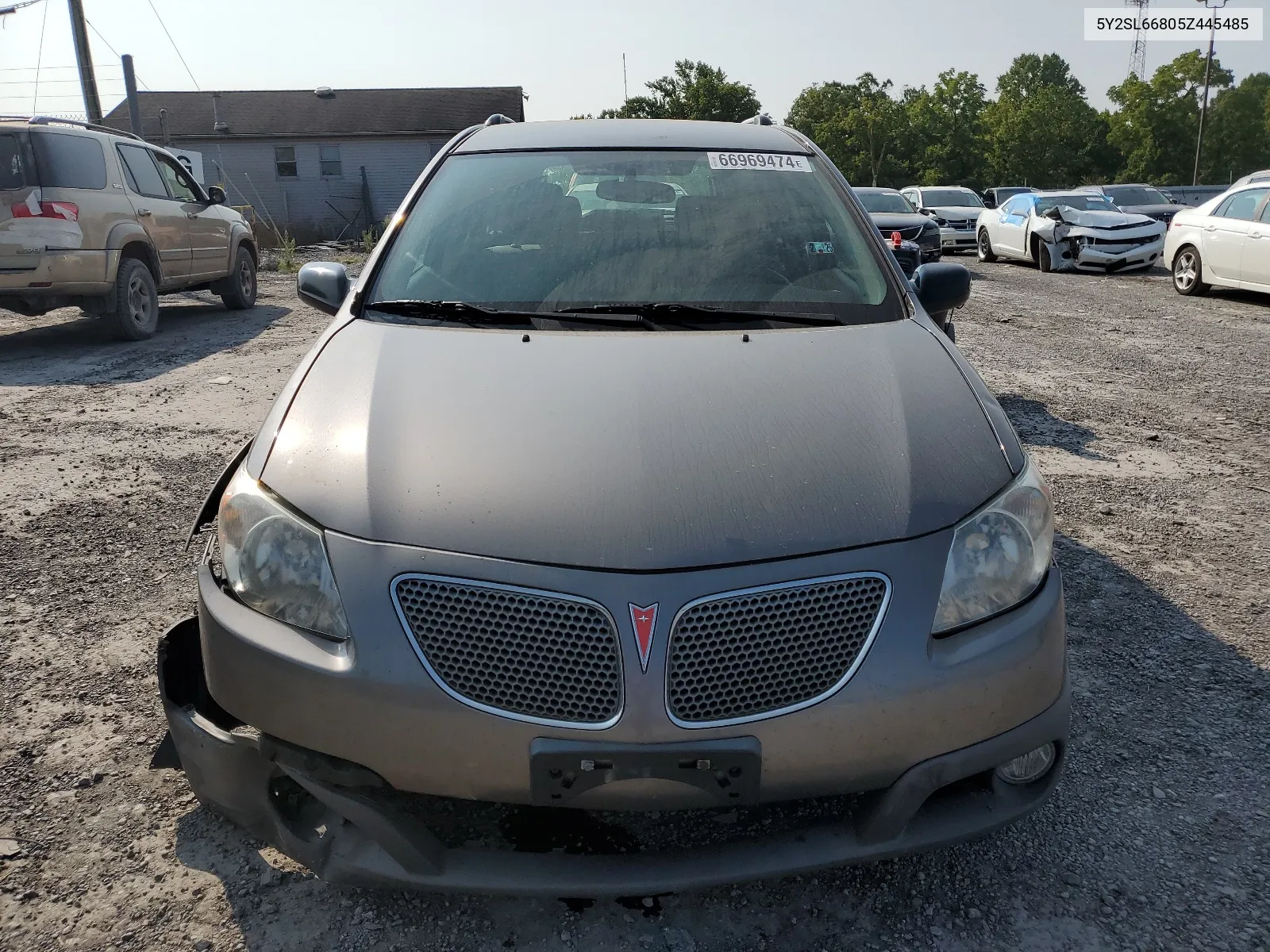 2005 Pontiac Vibe VIN: 5Y2SL66805Z445485 Lot: 66969474