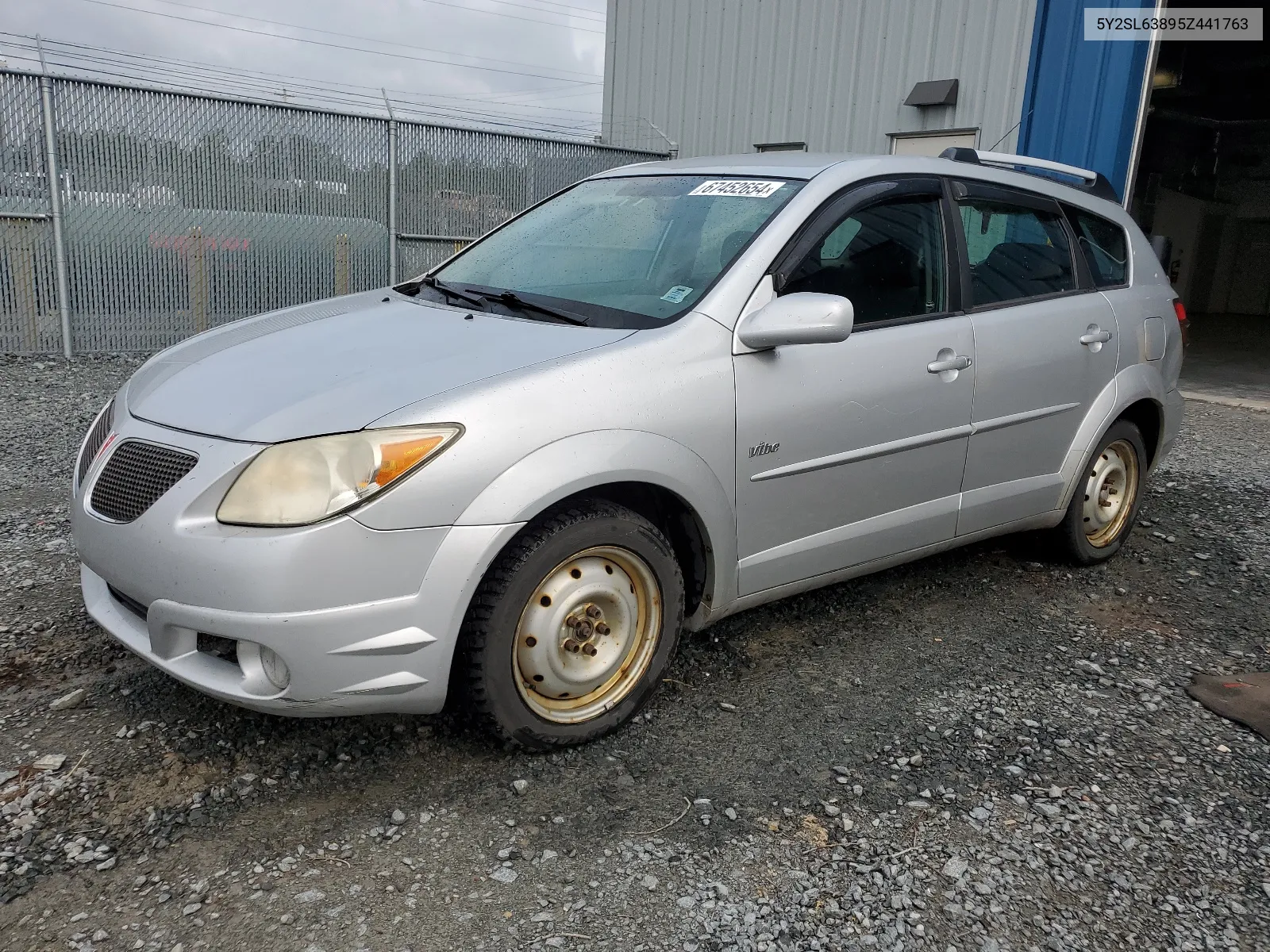 2005 Pontiac Vibe VIN: 5Y2SL63895Z441763 Lot: 67452654