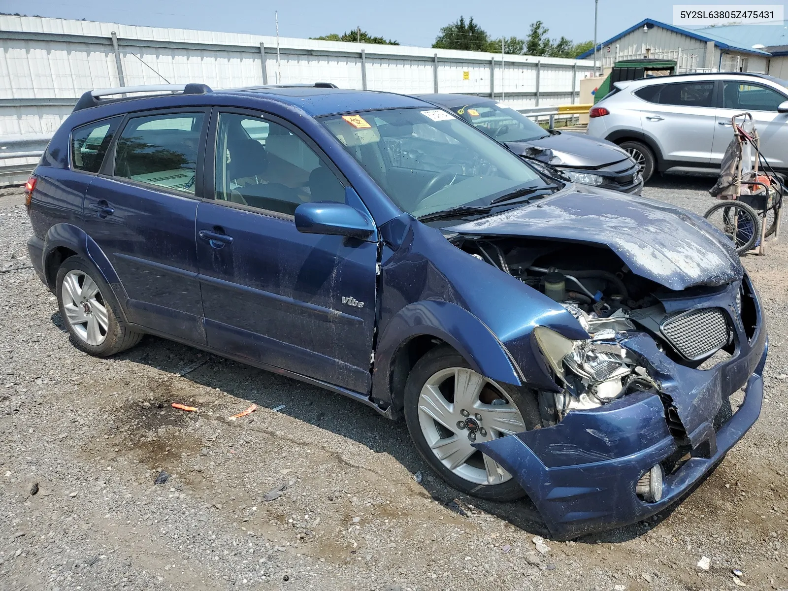 2005 Pontiac Vibe VIN: 5Y2SL63805Z475431 Lot: 67649794