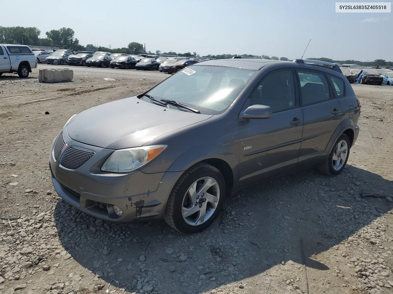 2005 Pontiac Vibe VIN: 5Y2SL63835Z405518 Lot: 68338164