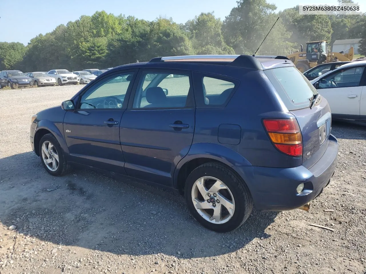 2005 Pontiac Vibe VIN: 5Y2SM63805Z450638 Lot: 69014354