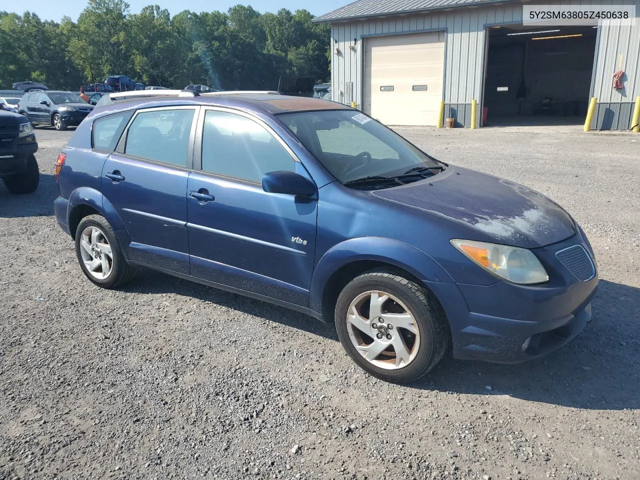 2005 Pontiac Vibe VIN: 5Y2SM63805Z450638 Lot: 69014354