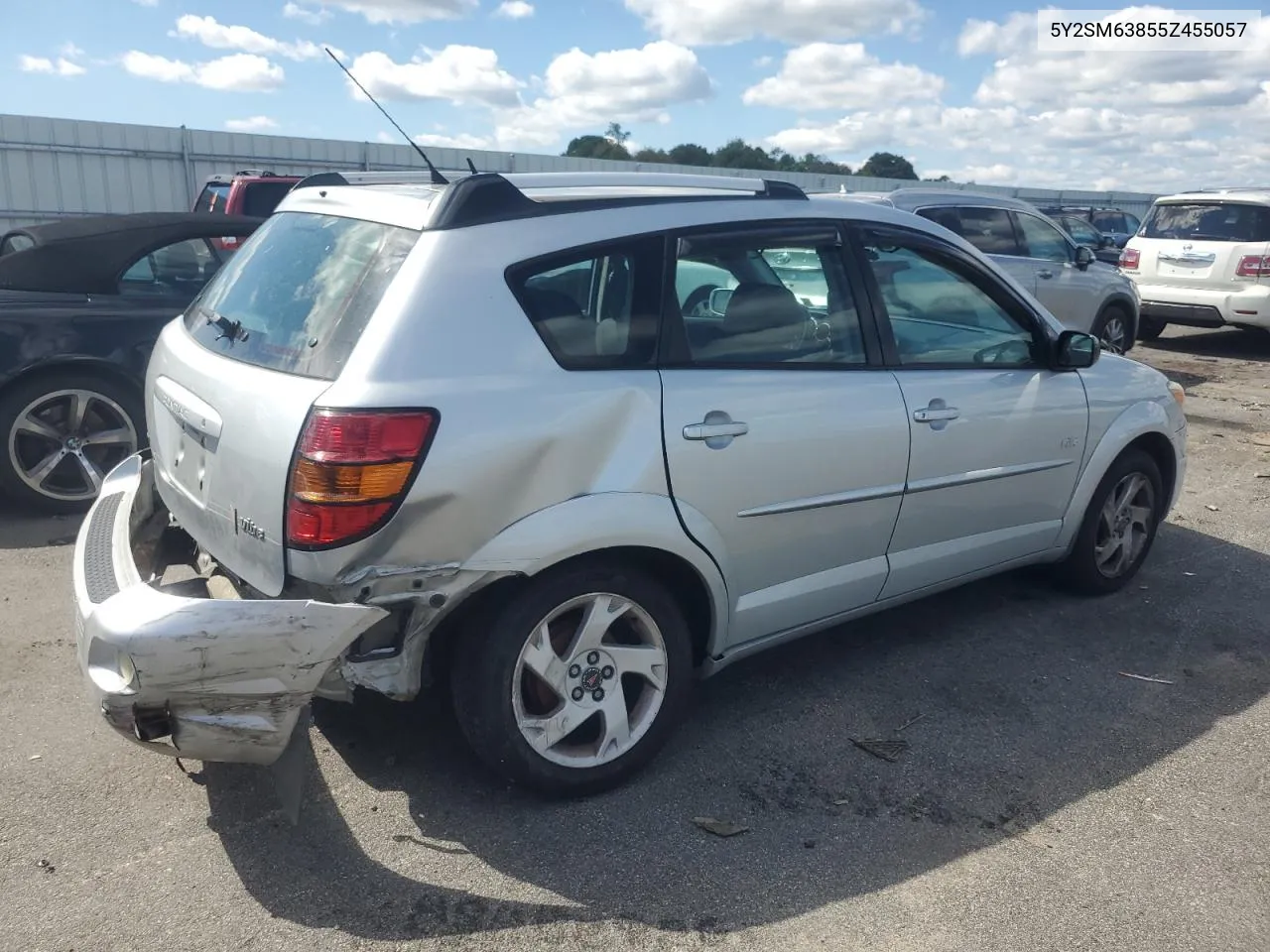 2005 Pontiac Vibe VIN: 5Y2SM63855Z455057 Lot: 70571734