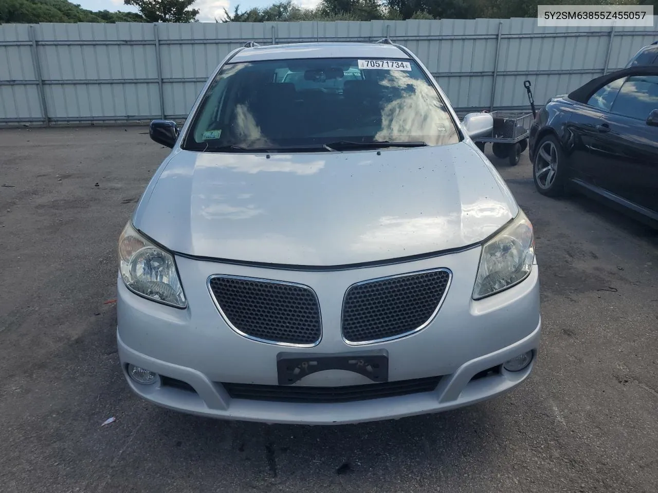 2005 Pontiac Vibe VIN: 5Y2SM63855Z455057 Lot: 70571734