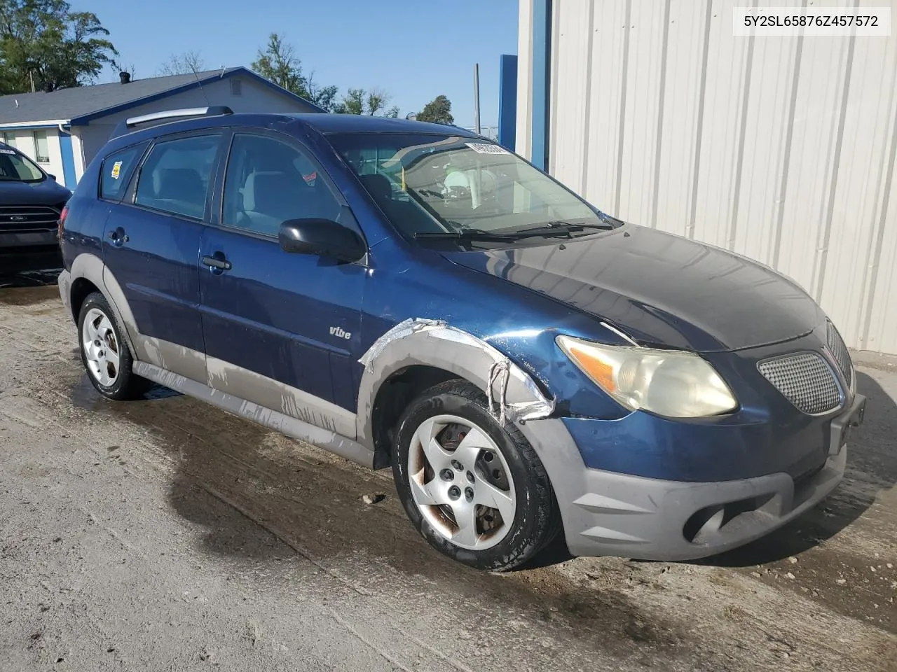 2006 Pontiac Vibe VIN: 5Y2SL65876Z457572 Lot: 49620564