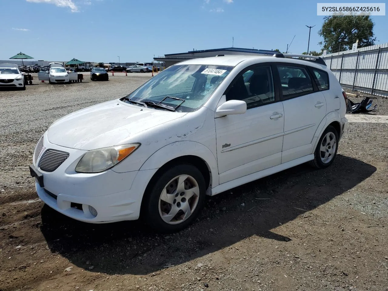 5Y2SL65866Z425616 2006 Pontiac Vibe