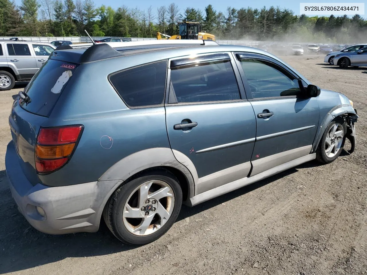 2006 Pontiac Vibe VIN: 5Y2SL67806Z434471 Lot: 52209234