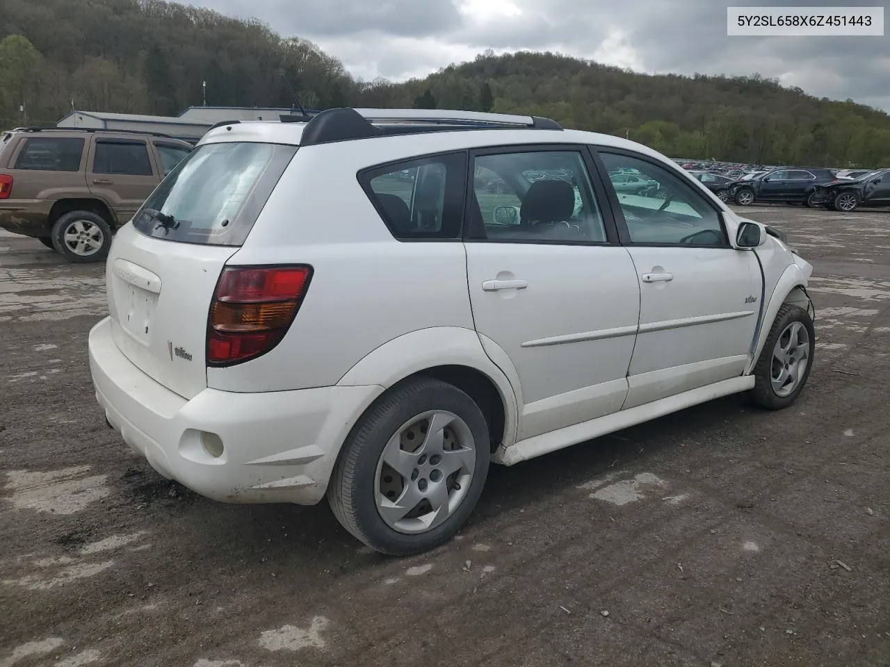 5Y2SL658X6Z451443 2006 Pontiac Vibe