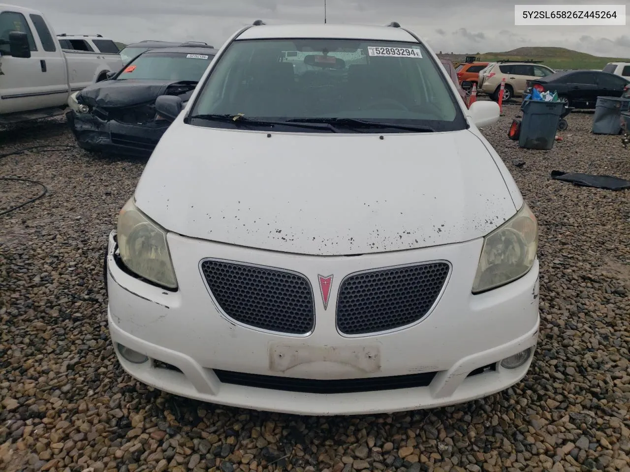 2006 Pontiac Vibe VIN: 5Y2SL65826Z445264 Lot: 52893294