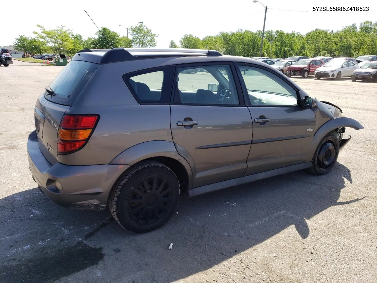 2006 Pontiac Vibe VIN: 5Y2SL65886Z418523 Lot: 53263244