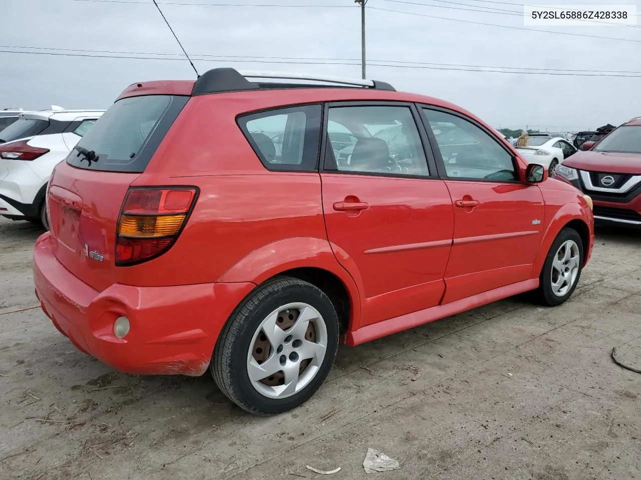 2006 Pontiac Vibe VIN: 5Y2SL65886Z428338 Lot: 53500114