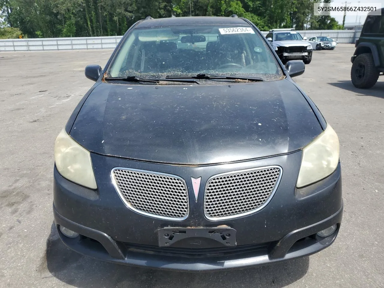 2006 Pontiac Vibe VIN: 5Y2SM65866Z432501 Lot: 53562364