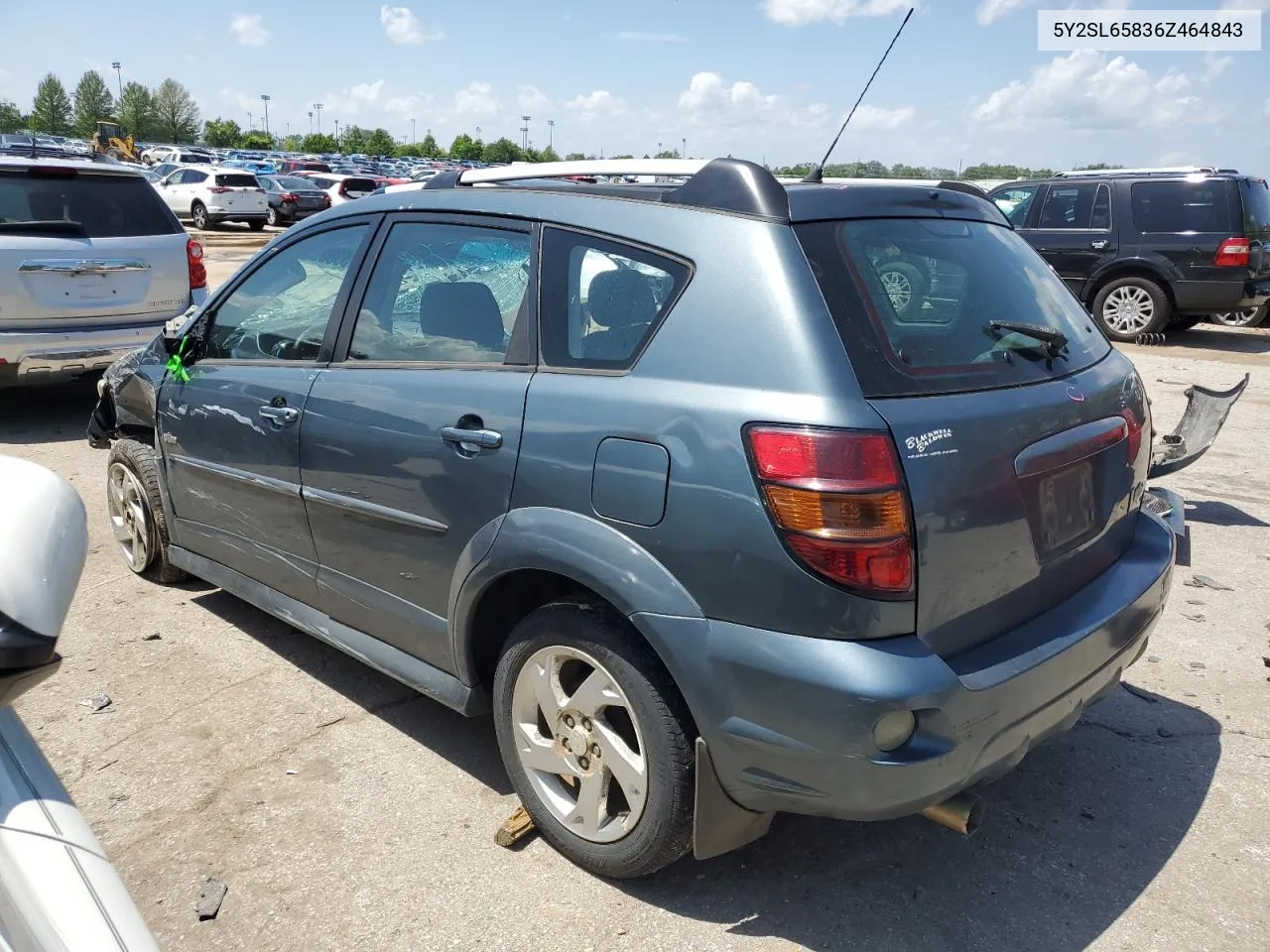 2006 Pontiac Vibe VIN: 5Y2SL65836Z464843 Lot: 53639384