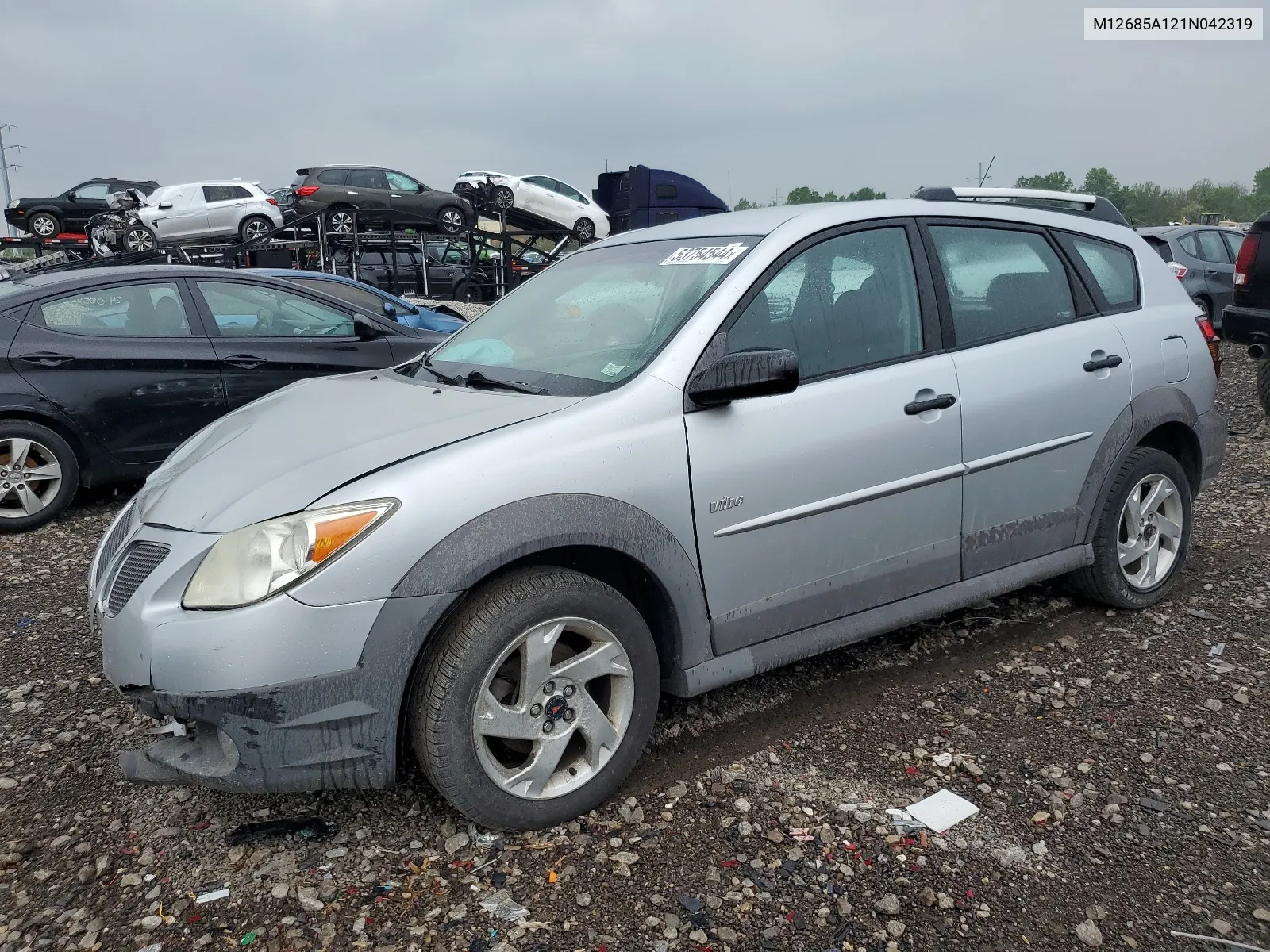 2006 Pontiac Vibe VIN: M12685A121N042319 Lot: 53754544