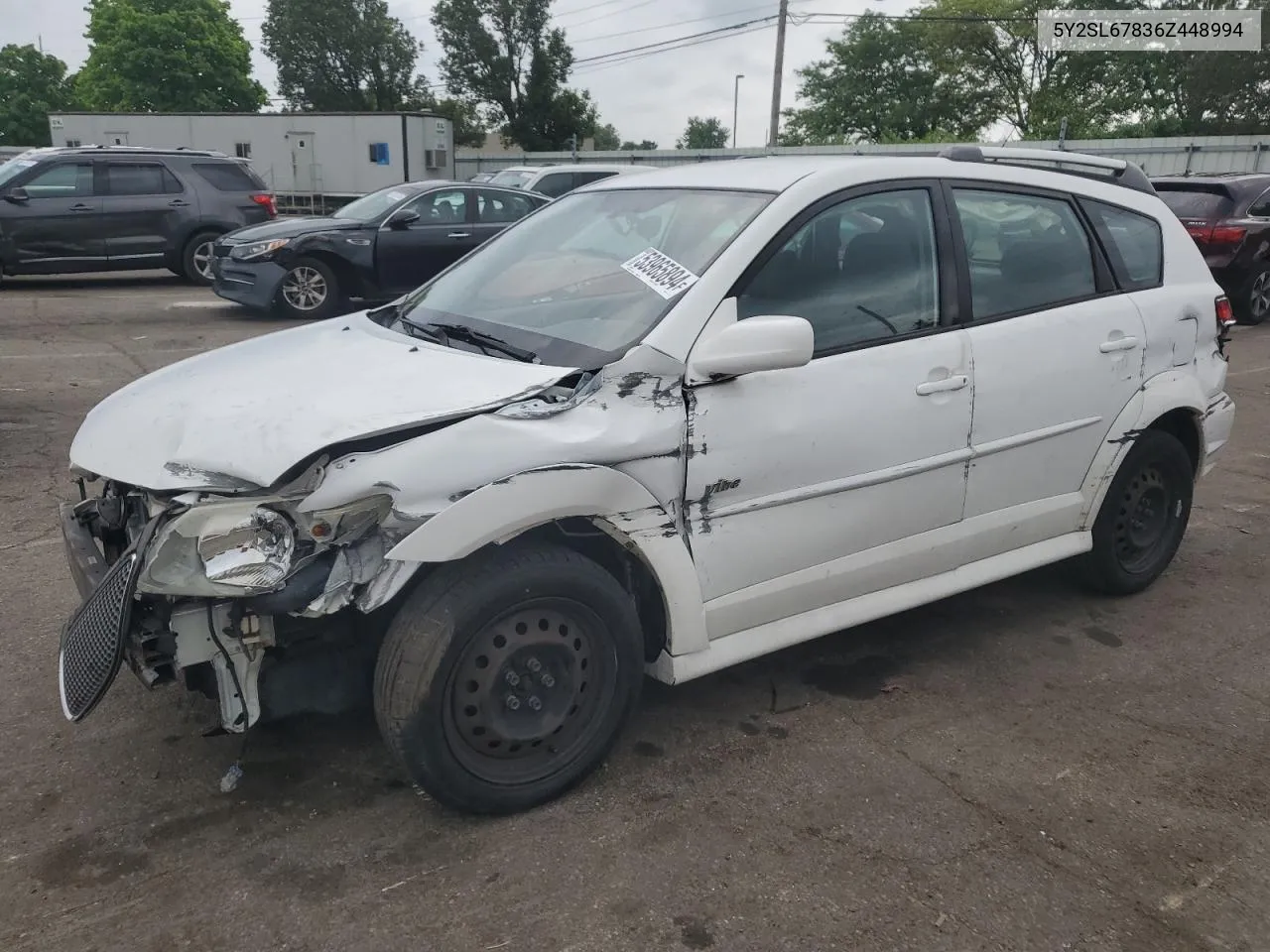 2006 Pontiac Vibe VIN: 5Y2SL67836Z448994 Lot: 53965894